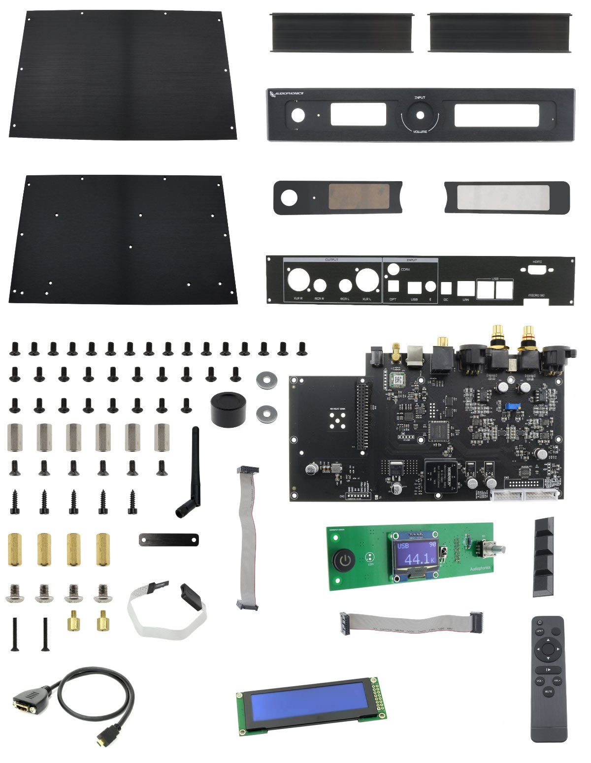 EVO Sabre kit pièces fournies Raspdac